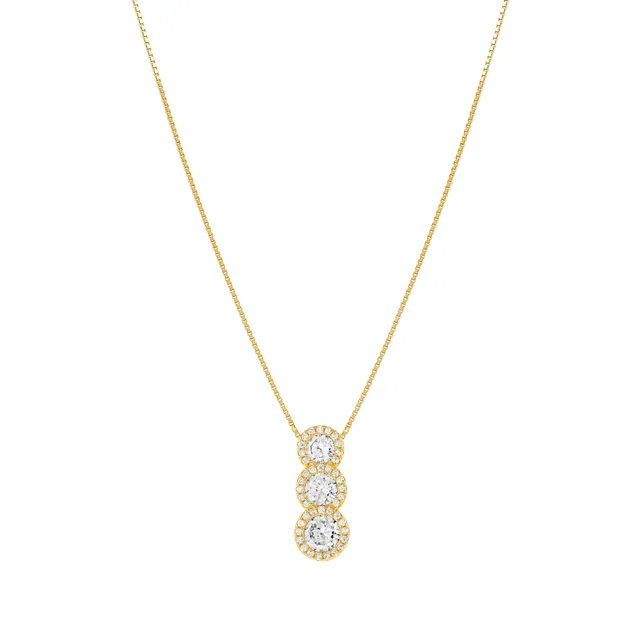 Girocollo in Argento Nomination Seidivina con Zirconi 241403/012
