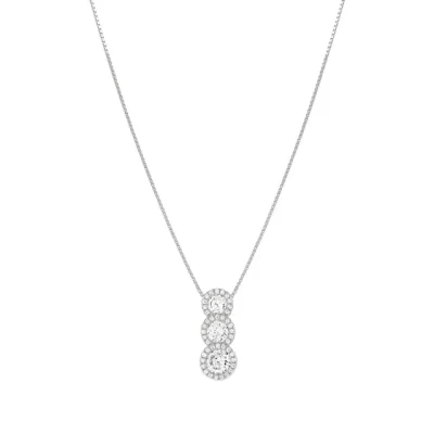Girocollo in Argento Nomination Seidivina con Zirconi 241403/010