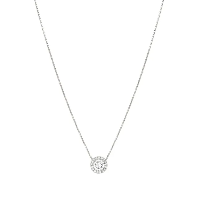 Girocollo in Argento Nomination Seidivina con Zirconi 241402/010