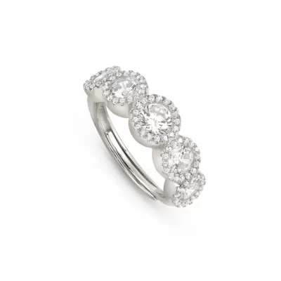 Anello In Argento Nomination Seidivina con Zirconi 241410/010