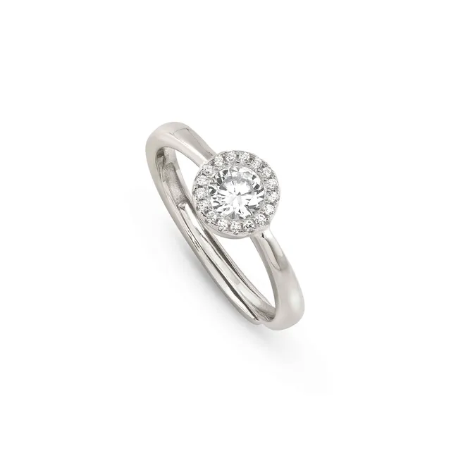 Anello In Argento Nomination Seidivina con Zircone Centrale 241400/010
