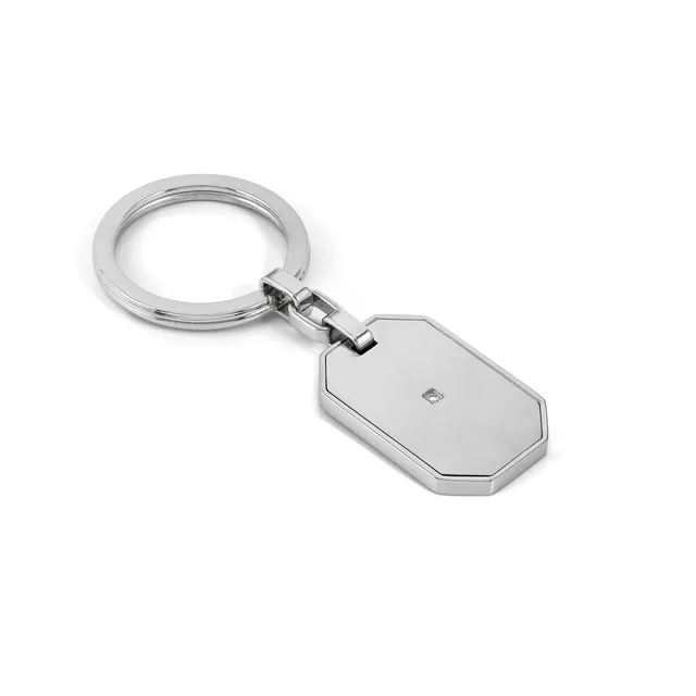 Portachiavi Nomination Acciaio con Diamante Strong 028336/038