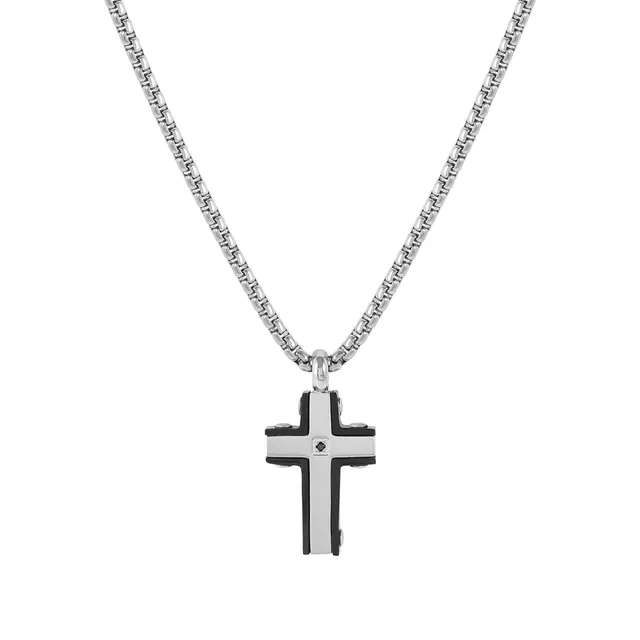 Collana Nomination Uomo in Acciaio e Diamante Strong 028329/007