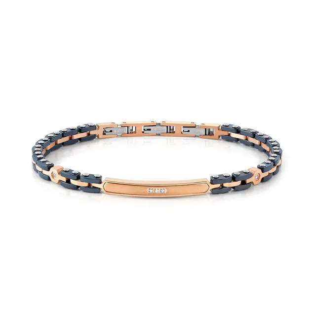 Bracciale Uomo Nomination in Acciaio con Diamanti Strong 023626/001