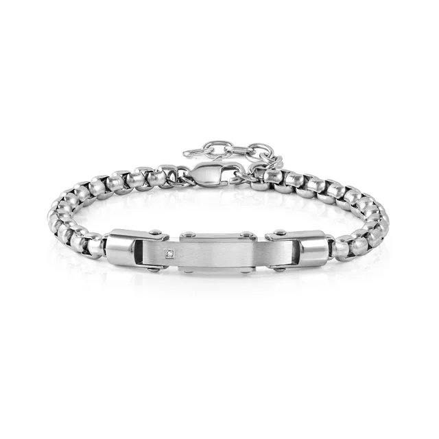 Bracciale Uomo Nomination in Acciaio con Diamanti Strong 028321/001