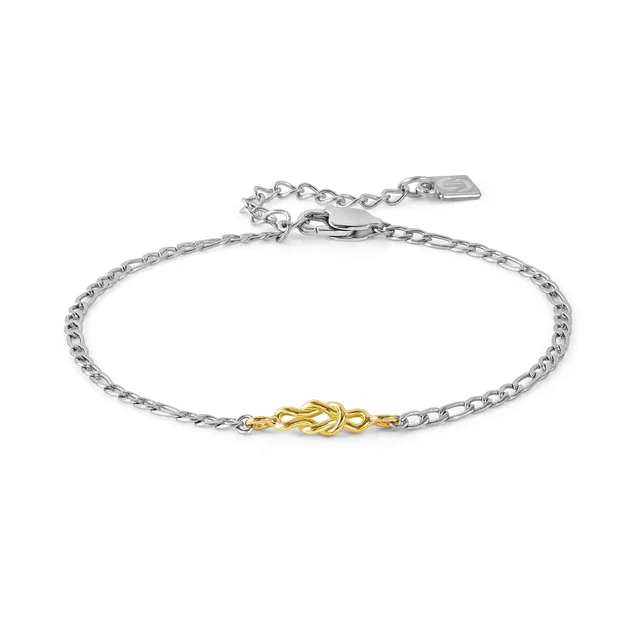 Bracciale Uomo Nomination Refined in Acciaio e Oro 150501/024