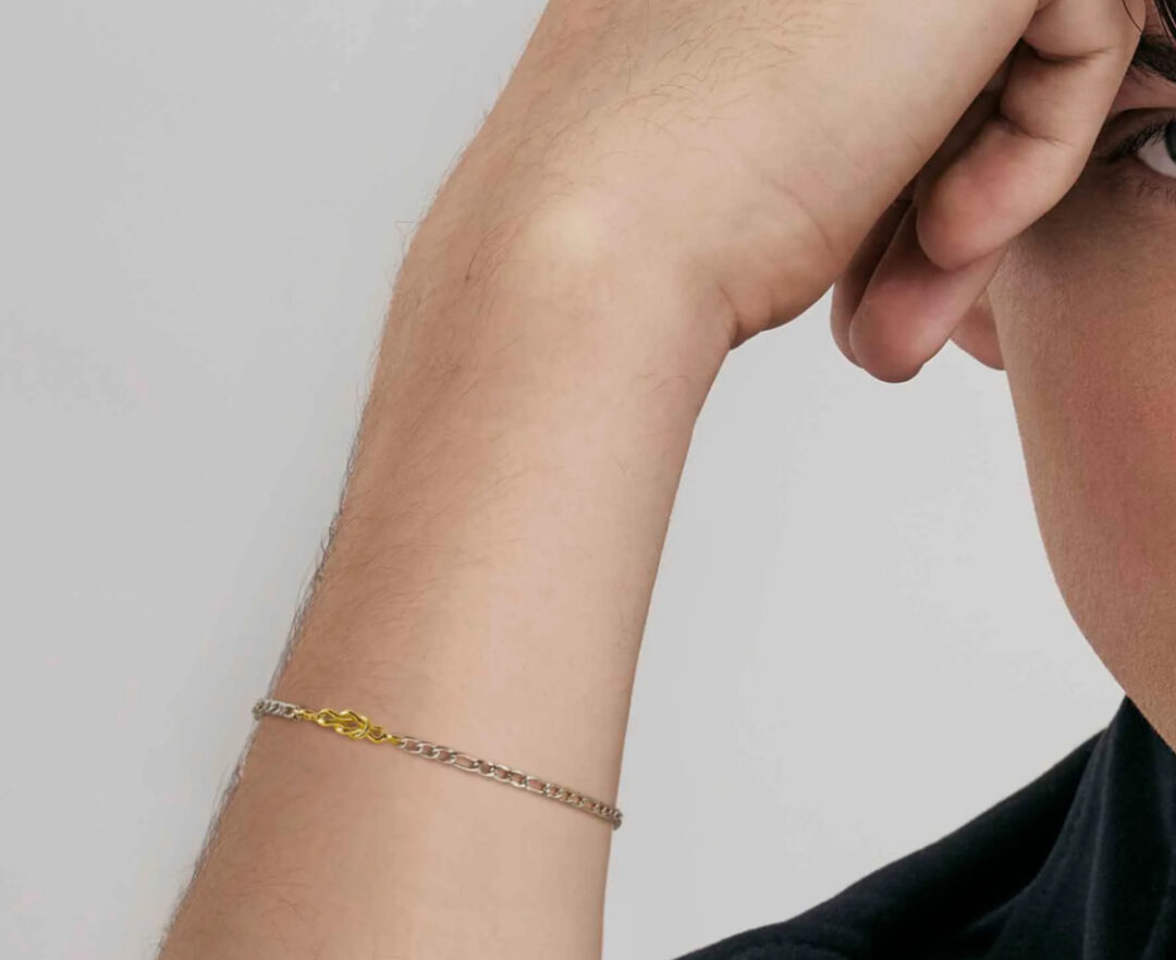 Bracciale Uomo Nomination Refined in Acciaio e Oro 150501/024 - immagine 2