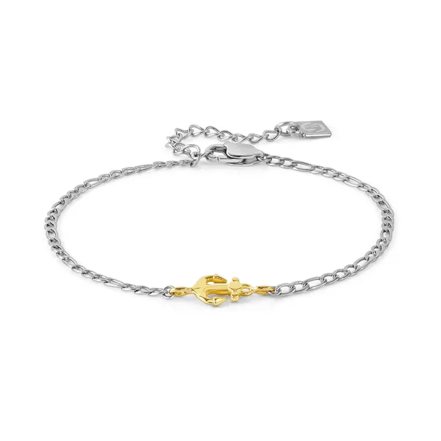 Bracciale Uomo Nomination Refined in Acciaio e Oro 150501/002