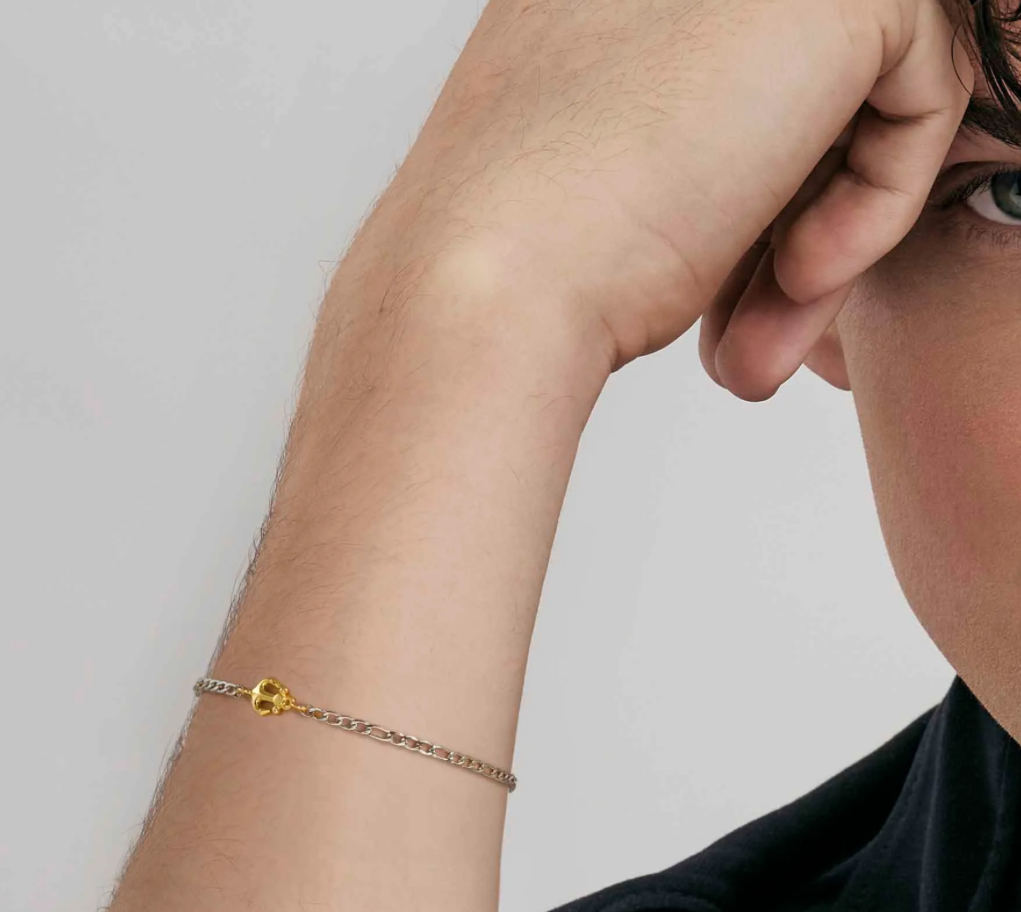 Bracciale Uomo Nomination Refined in Acciaio e Oro 150501/002 - immagine 2