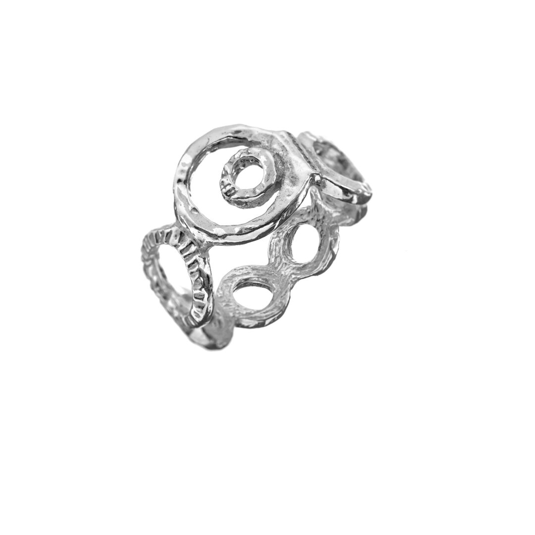 Anello Clio In Argento Naturale con Orbite AT1331/14