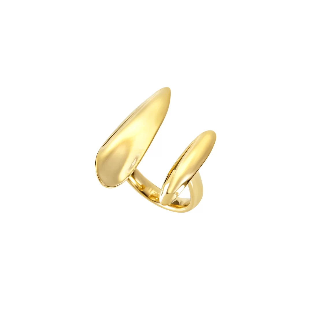 Anello Breil in Acciaio Dorato B Whisper TJ3706