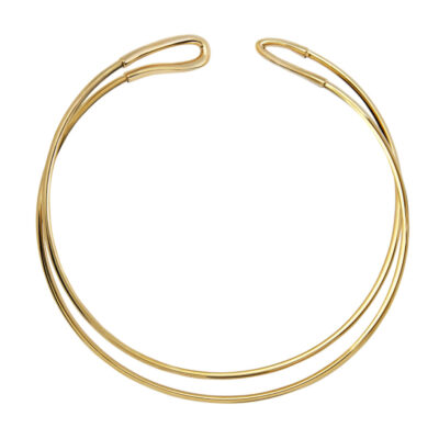 Collana in Acciaio Armonico Dorata Donna Breil Lightline TJ3674
