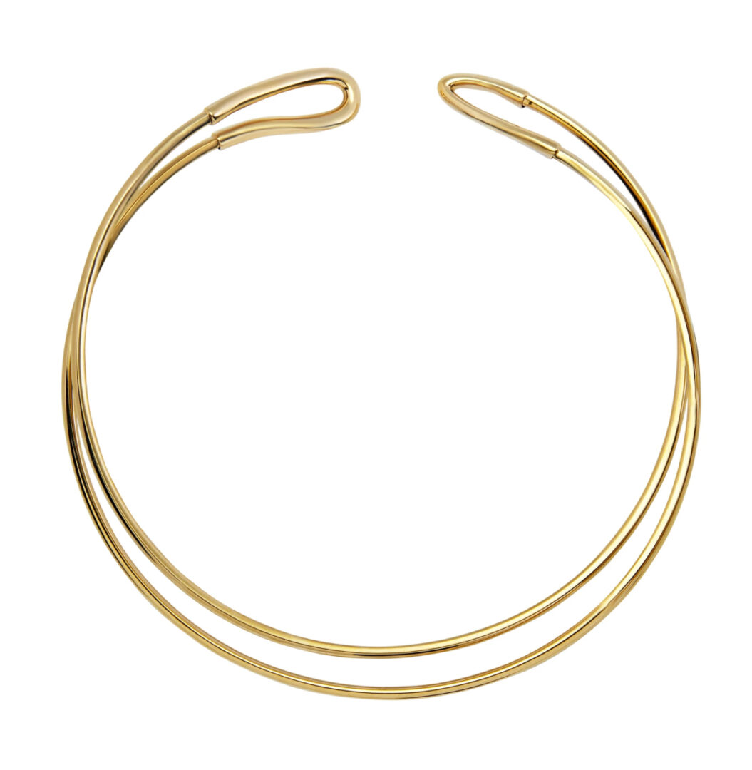 Collana in Acciaio Armonico Dorata Donna Breil Lightline TJ3674