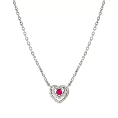 Girocollo in Argento Nomination Cosmiclove con Zircone Rosso 241707/006