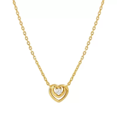 Girocollo in Argento Dorato Nomination Cosmiclove con Zircone Bianco 241706/006
