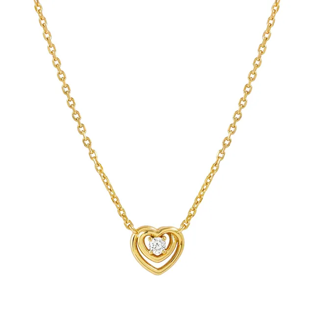 Girocollo in Argento Dorato Nomination Cosmiclove con Zircone Bianco 241706/006