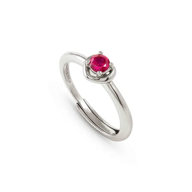 Anello In Argento Nomination Cosmiclove con Zircone Centrale Rosso 241701/006