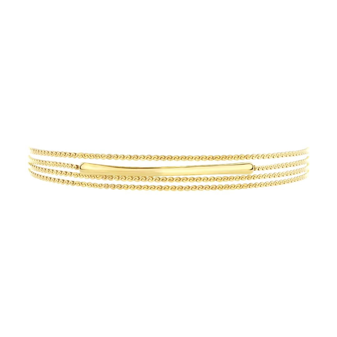 Bracciale Donna Acciaio Dorato Breil Roll Up TJ3805