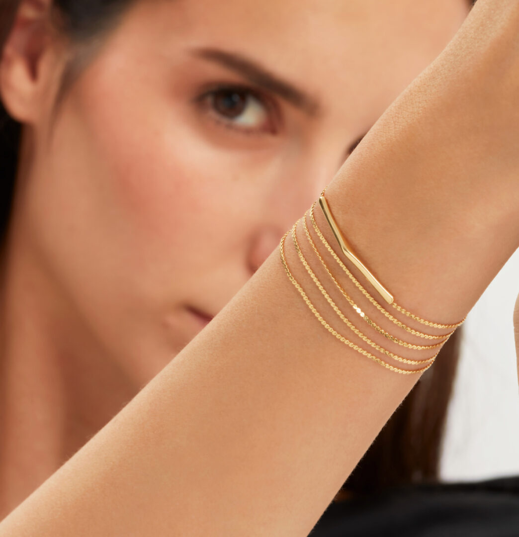 Bracciale Donna Acciaio Dorato Breil Roll Up TJ3805 - immagine 2