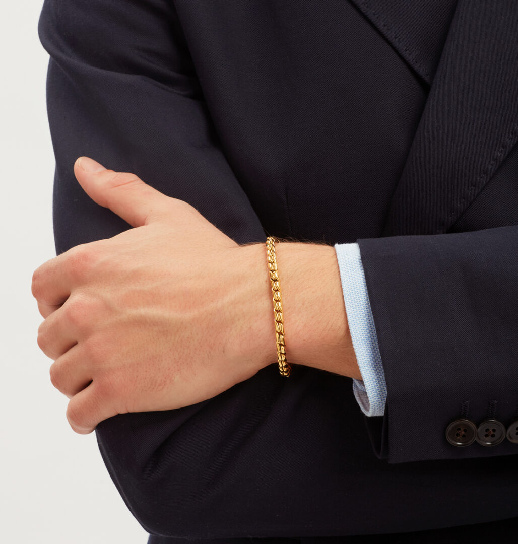Bracciale Uomo in Acciaio Dorato Breil Newton TJ340 - immagine 2