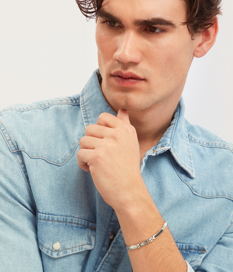 Bracciale Uomo in Acciaio Breil Radiant Fiber TJ3849 - immagine 2