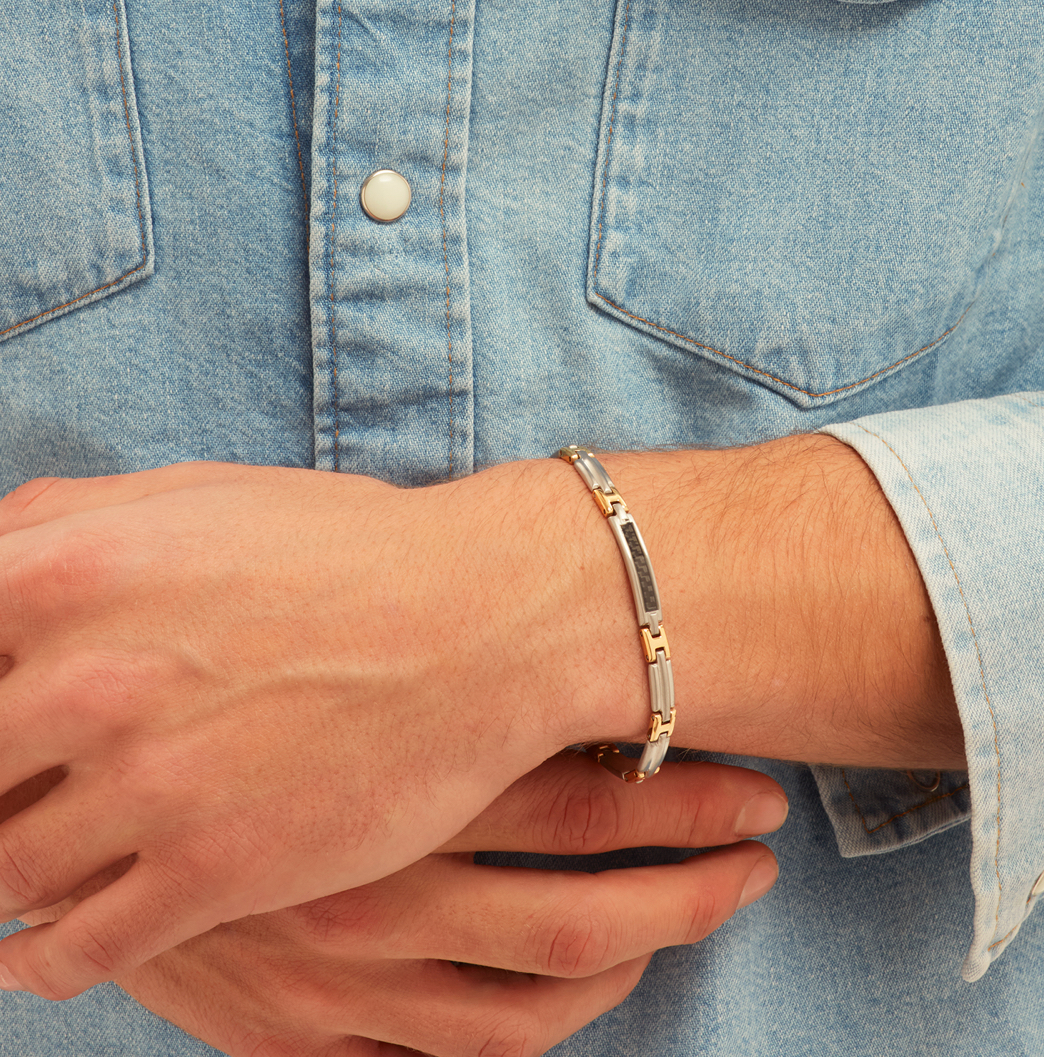 Bracciale Uomo in Acciaio Breil Radiant Fiber TJ3851 - immagine 2