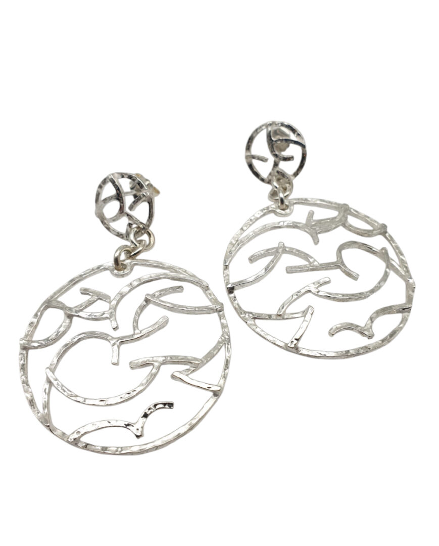 Orecchini Preziosa Pendenti In Argento Athena a Onde OR7608