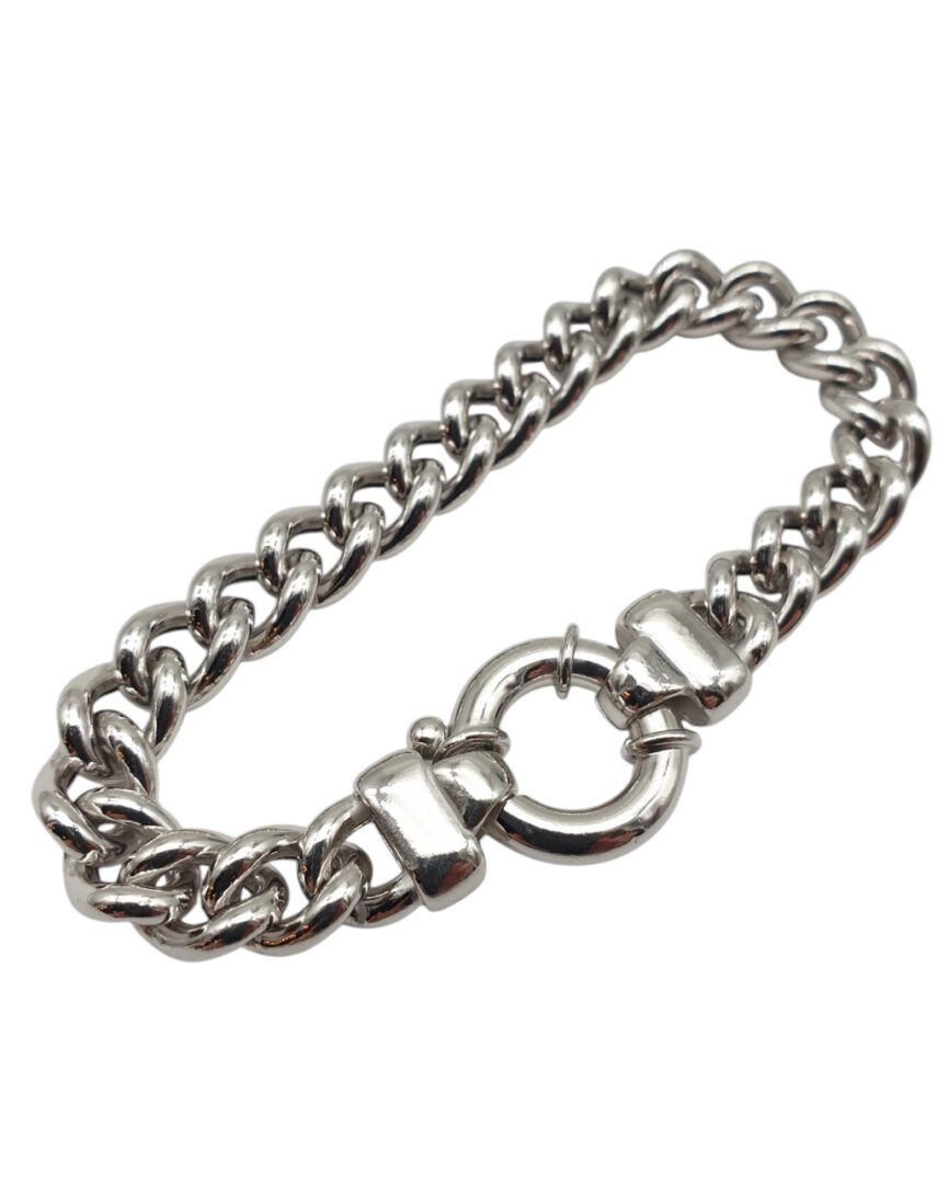 Bracciale Donna in Argento 925 a Maglia Groumette - immagine 2