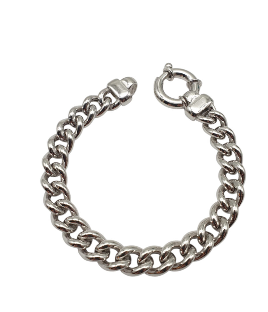 Bracciale Donna in Argento 925 a Maglia Groumette