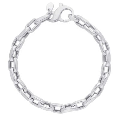 Bracciale Donna in Argento 925 a Maglia Squadrate