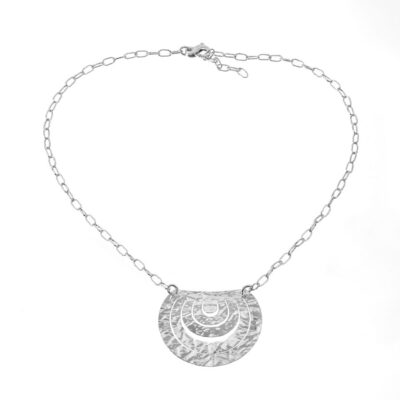 Girocollo Zahara In Argento Naturale Athena con Semicerchio CN6421