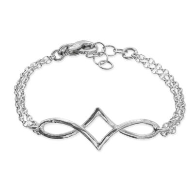 Bracciale Infinity in Argento Naturale Athena con Infinito BR3242