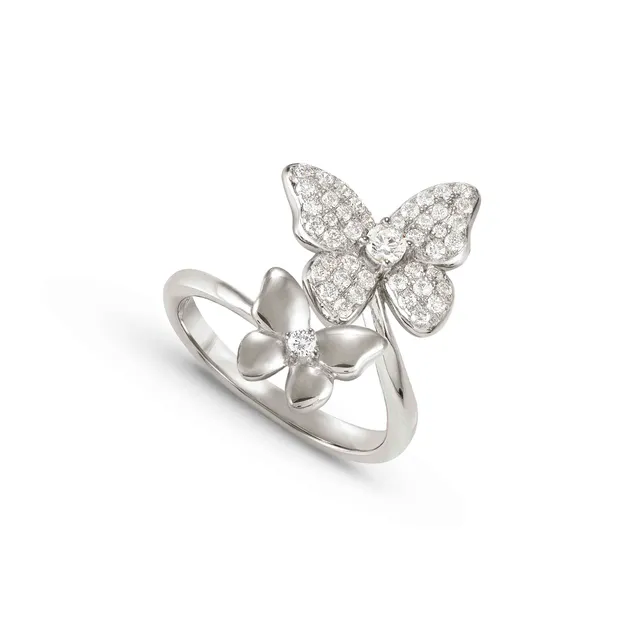 Anello In Argento Nomination Sweetmadame Farfalla con Zirconi 242002/040/006
