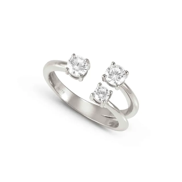 Anello In Argento Nomination Trilogy Fashion Era con Zirconi 242200/010/006
