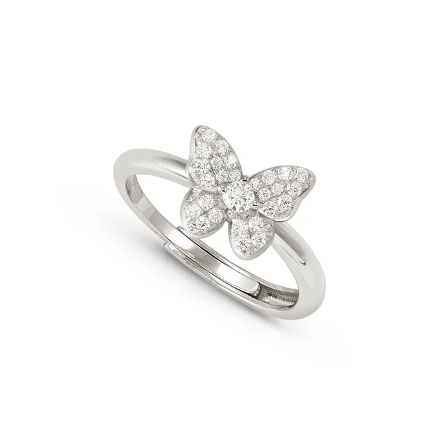 Anello In Argento Nomination Sweetmadame Farfalla con Zirconi 242001/040