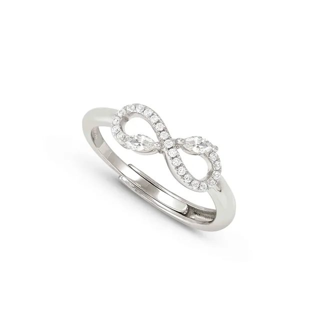 Anello In Argento Nomination Shinemeup Infinito con Zirconi 241900/010