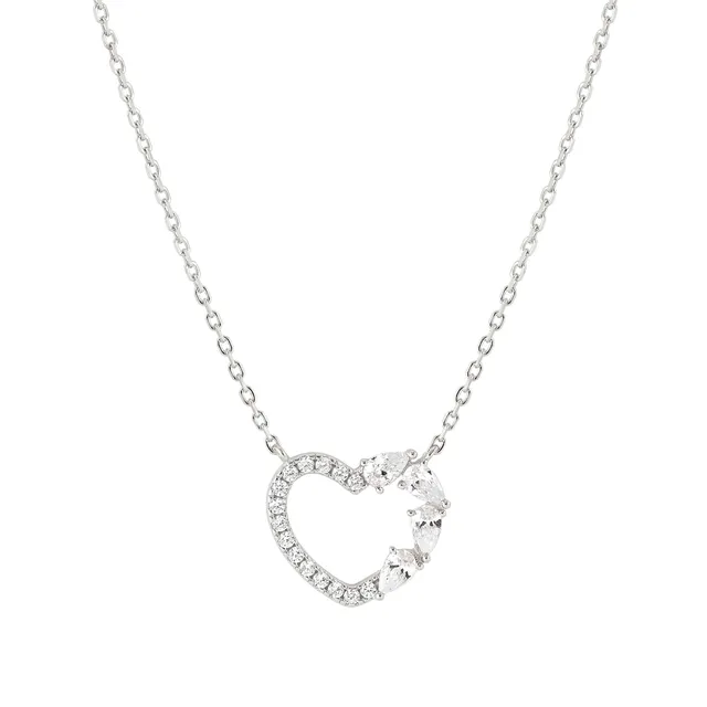 Girocollo in Argento Nomination Shine Me up Cuore 241902/003