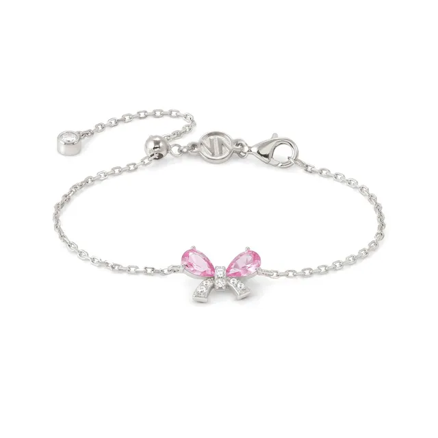 Bracciale In Argento Nomination Shine Me Up con Zirconi Bianchi e Rosa 241901/009