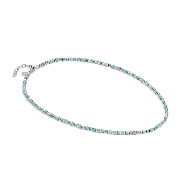 Collana Nomination Uomo Instinct Style Sea Edition in Acciaio e Pietre Dure 027933/003 - immagine 3