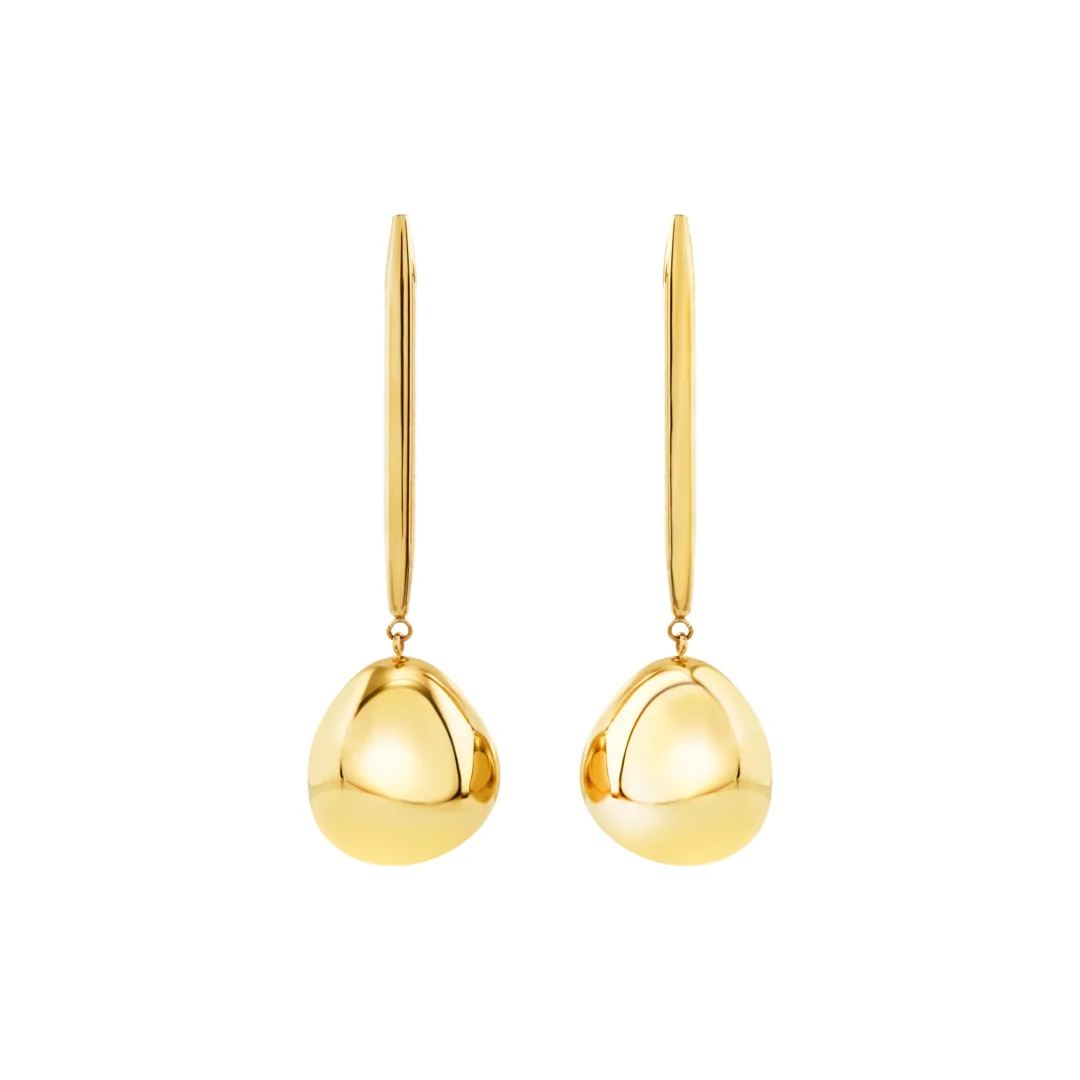 Orecchini in Acciaio Dorato Breil B Rocks TJ 3786