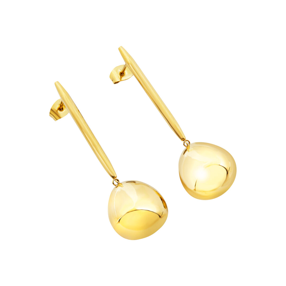 Orecchini in Acciaio Dorato Breil B Rocks TJ 3786 - immagine 2