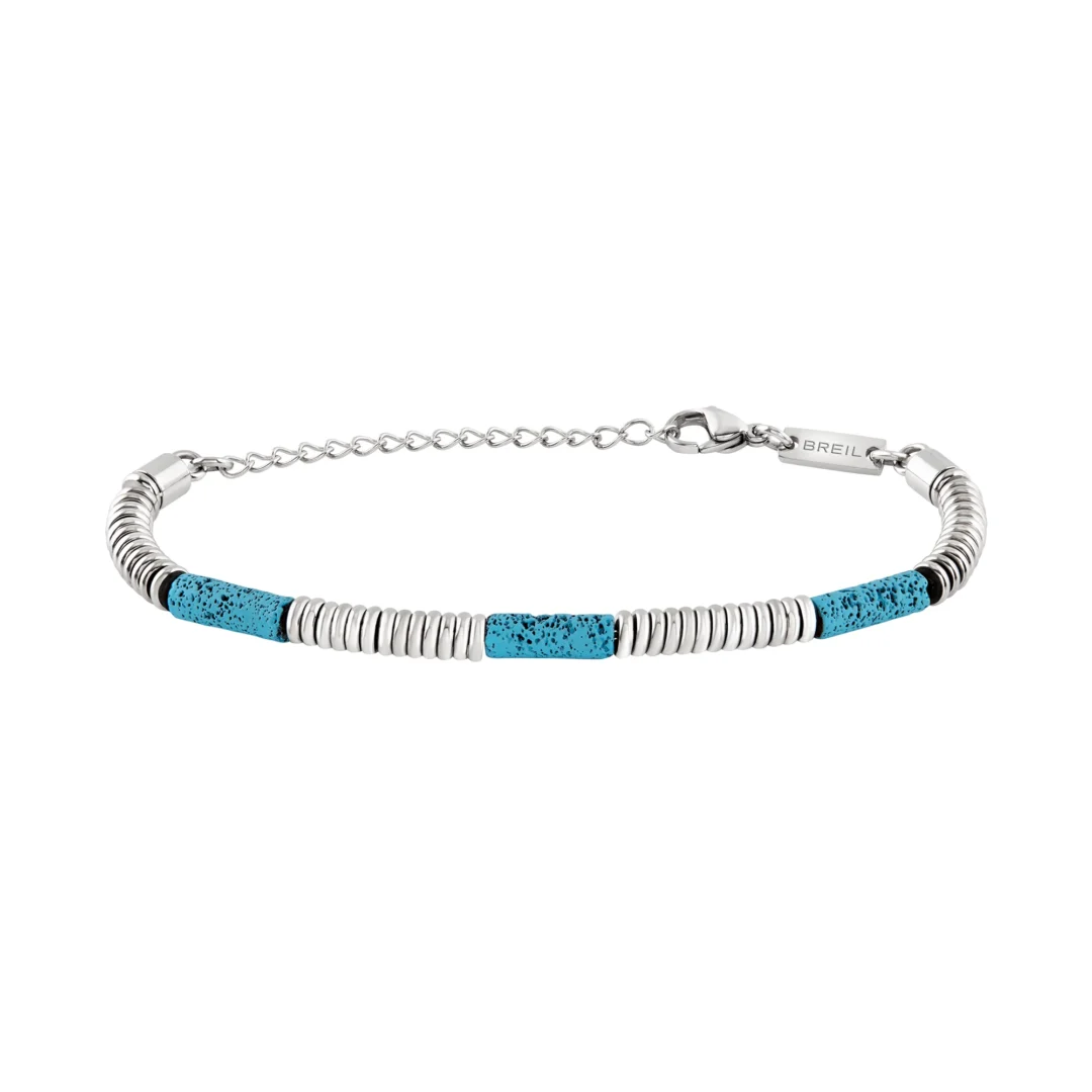Bracciale Uomo in Acciaio e Lava Breil Fusion TJ3876
