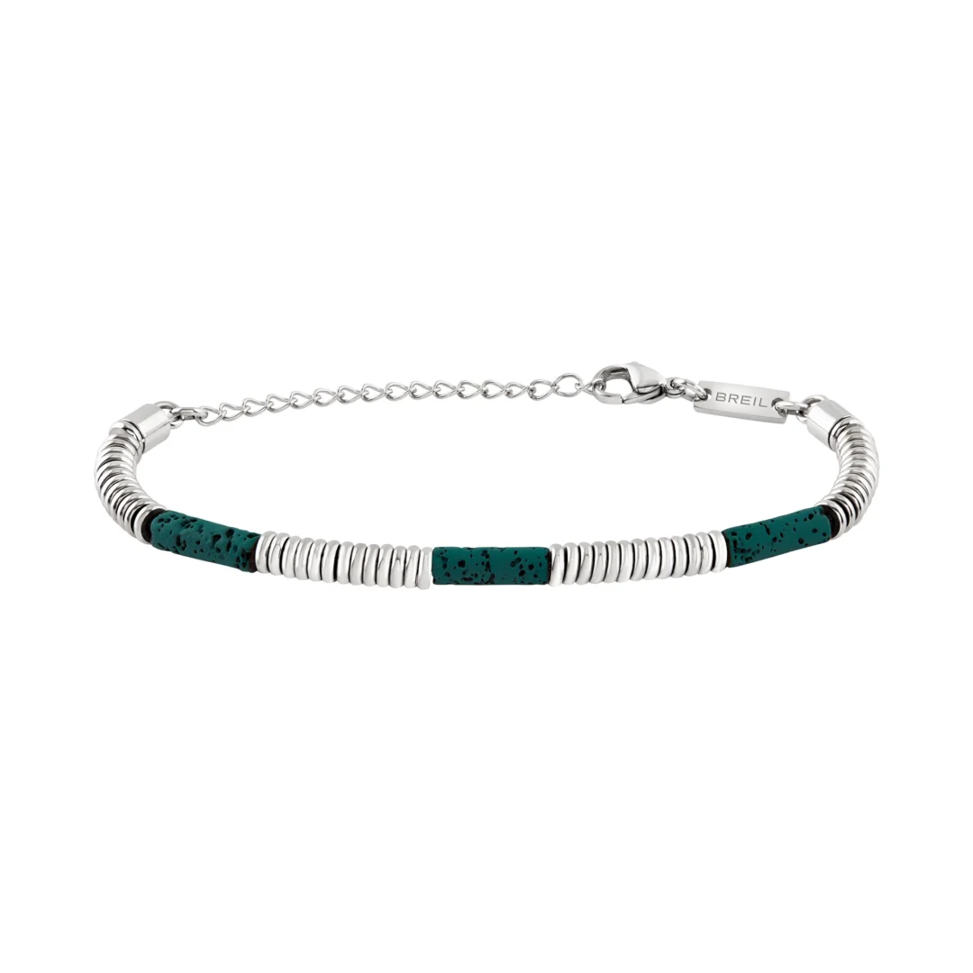 Bracciale Uomo in Acciaio e Lava Breil Fusion TJ3877