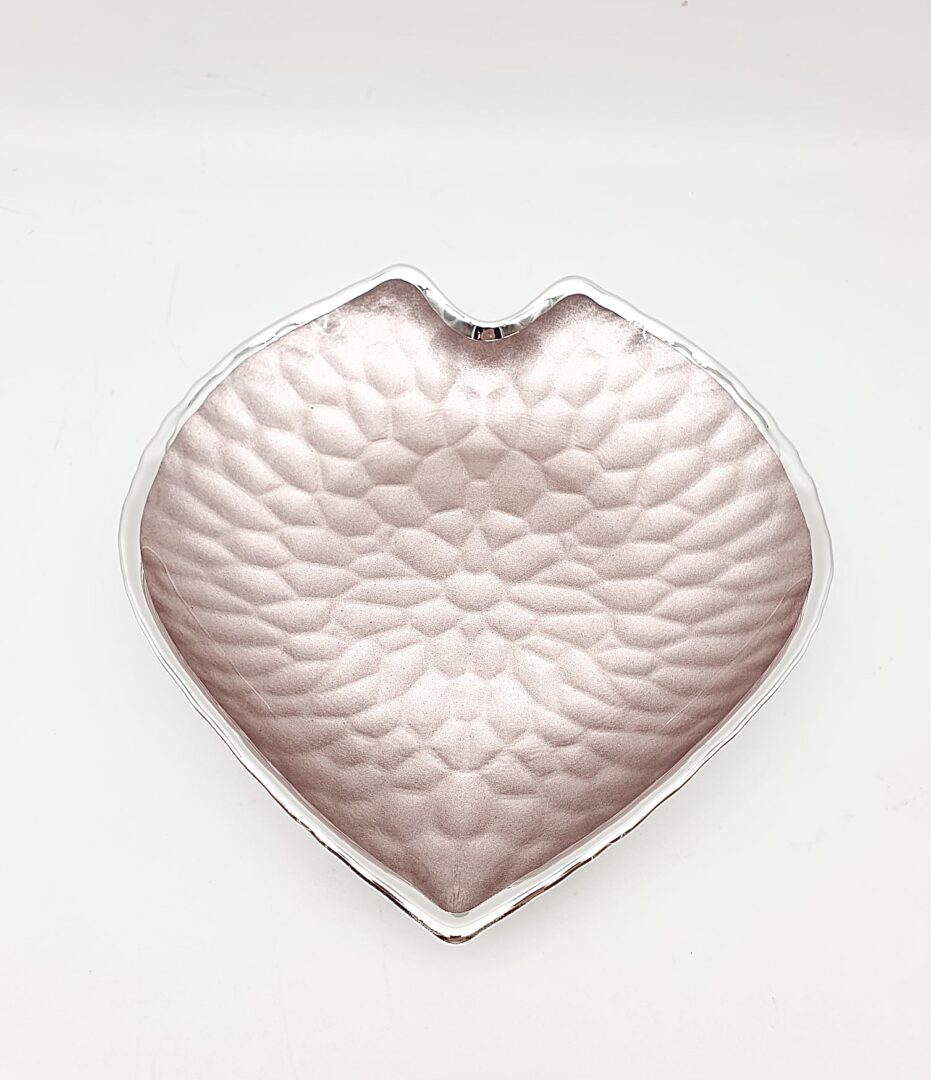 Piattino Svuotatasche Argenesi - Ninfea color Rosa Antico
