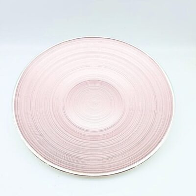 Piatto Liscio Centrotavola Argenesi - Sinfonia color Rosa Antico
