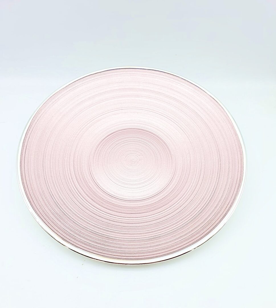 Piatto Liscio Centrotavola Argenesi - Sinfonia color Rosa Antico