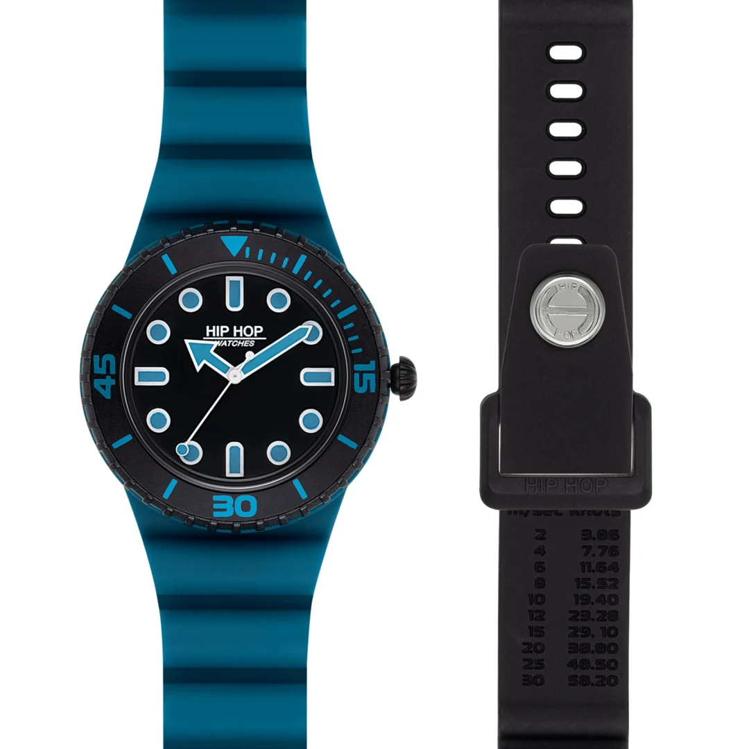 Hip Hop Master Teal Blue/Black Hwu1232 - immagine 3