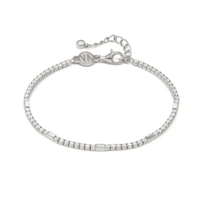 Bracciale In Argento Nomination Petit Sparkle Tennis Zirconi Bianc 242301/010