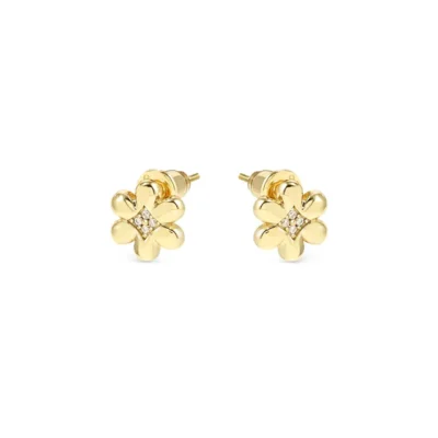 Orecchini Nomination in Argento Petit Sparkle con Fiori con Zirconi Bianchi 242304/012