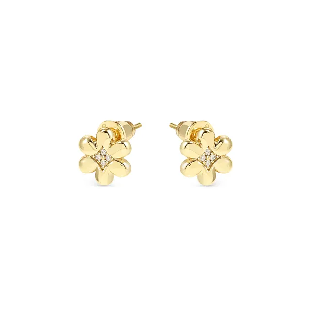 Orecchini Nomination in Argento Petit Sparkle con Fiori con Zirconi Bianchi 242304/012